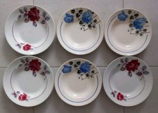 6 ASSIETTES CREUSES ANCIENNES