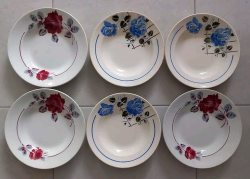 Assiettes creuses anciennes - assiettes,