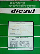 REVUE TECHNIQUE TRACTEUR SAME