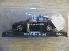 3 voitures 1/43 eme alfa roméo carabinieri,giulia super 1970,fiat ducato