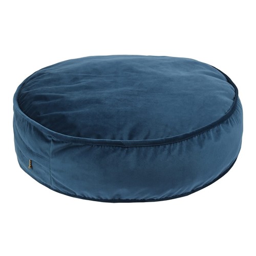 Velvet floor pillows - velvet, round
