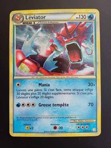 Carte pokémon léviator - léviator, shiny