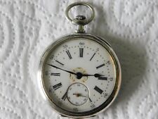 montre gousset argent de smoking a ancre +-1910 fonctionne parfaitement 1