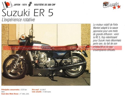 Suzuki re5 500 5 - 500, re-5