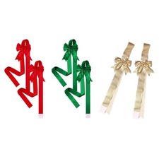 Lot de 2 rubans et nœuds de