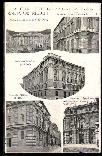 Carte postale torino edifici - postale,