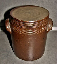 Ancien pot à graisse en grès - Sel - Cuisine - Ceramique - Terre cuite - (N°3