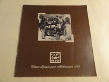 catalogue RIO voiture 1990