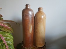 Lot ancienne bouteille en grés objet décoration ancien ustensile rétro vintage