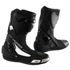 Bottes Racing Cuir Vachette Zip Renforts Chaussures Moto Motard Piste NO Sidi