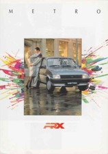 Catalogue Brochure Austin Metro ARX 1988 Belgique en français