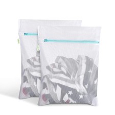 Sacs à Linge 40x50cm Lot de 2 Sac à Lavage du Linge à Mailles Filet de Lavage...