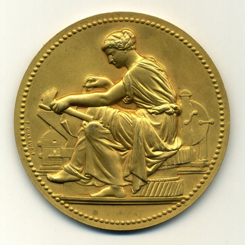 Rare médaille argent - (3898),