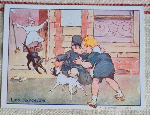 Ancienne carte publicitaire - carte,