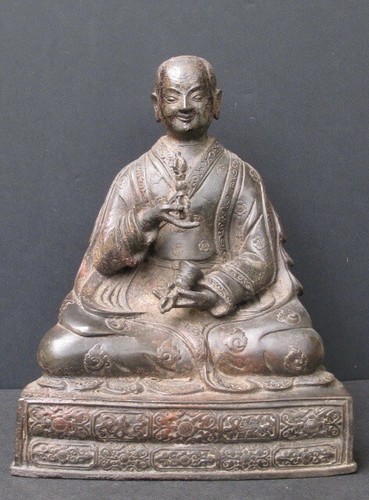 Moine tibétain bronze - moine,