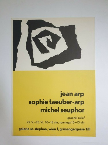 Graphik relief jean arp vers - relief,
