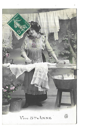 Carte fantaisie femme - femme, au