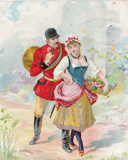 chromo lithographie " Fin