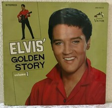 ELVIS PRESLEY GOLDEN STORY VOL.1 VICTOR SRA-5010 Japan VINYL LP FLIPBACK