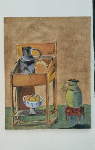 Old painting oil canvas - old,