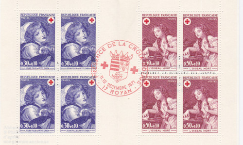 France carnet croix - croix, rouge