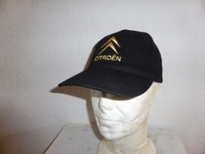 casquette noire CITROEN vieux chevrons ( DS MEHARI TRACTION AMI 2CV DYANE ) OR