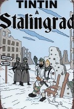 PLAQUE MÉTAL TINTIN