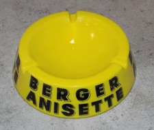 ANCIEN CENDRIER PUBLICITAIRE BERGER ANISETTE OPALINE BAR BISTROT