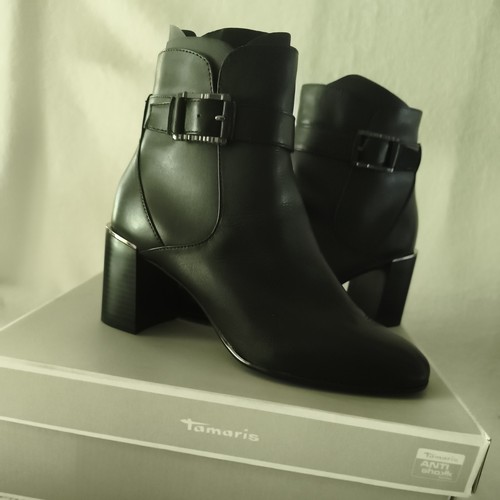 Bottine noir tamaris - noir,