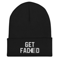 Get Faded Cuffed Beanie Barber