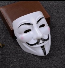 Masque Anonymous Film V pour Vendetta Guy Fawkes Cosplay déguisement adulte