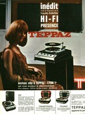 Publicité ancienne électrophone le Teppaz Haute fidélité 1967 issue de magazine
