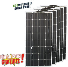 Panneau Solaire 500W Flexible Léger Haute Performance Pour Camping-Car Van