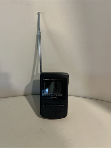 Vintage casio 470 - tv-470, lcd