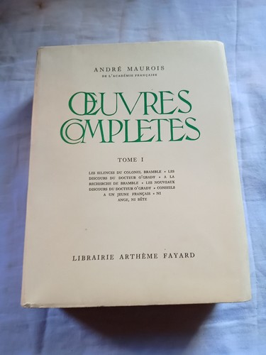 Oeuvres complètes paris - oeuvres,