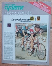 Encart Poster Encyclopédie MIROIR du CYCLISME N° 251 - M. LAURENT - Juin 1978