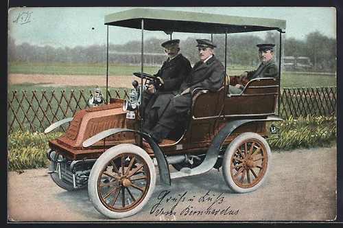Carte postale auto - carte, dion