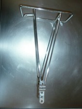 velo ancien - porte bagages acier chromé F.FIOL H=32 cm L 20x8 cm enfant pliable