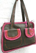 MOSCHINO Jeans Sac à main  cuir   Authentique  vintage 