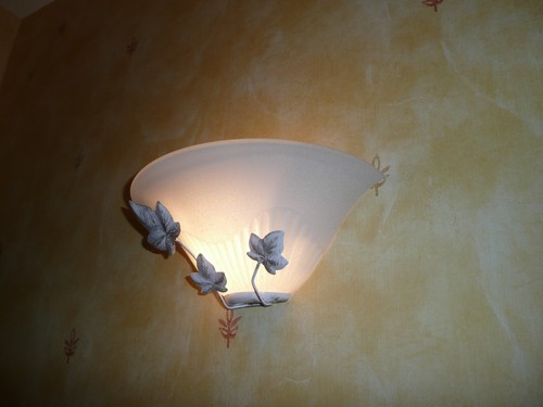 Applique verre blanc - applique, en
