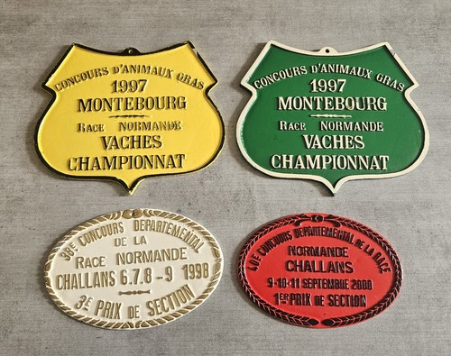 Plaques concours animaux gras