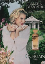 Publicité papier Parfum. Perfume ad. Jardins de Bagatelle de Guerlain 1994