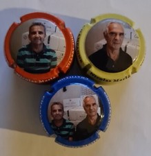 3 Capsules de champagne Jéroboam Marlé Nicolas. Fevrier 2024. 