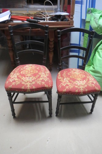 Paire chaises napoléon 3 - paire,