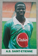 Carte football 1989 1990 ASSE Joueur  ETIENNE MENDY  ST Etienne Casino