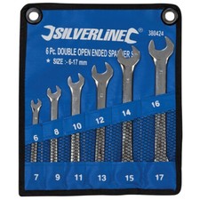 LOT DE 6 CLES A FOURCHE DOUBLE