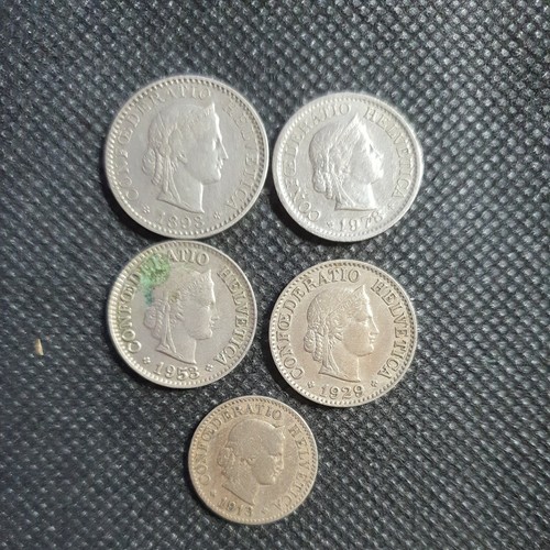 Lot 20 rappen centimes - 20,