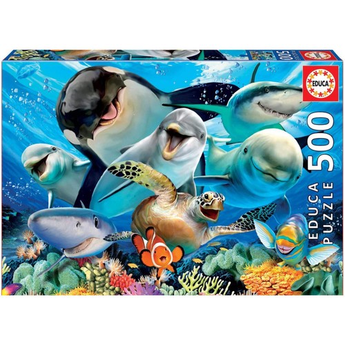 Puzzle 500 pièces selfie - 500,