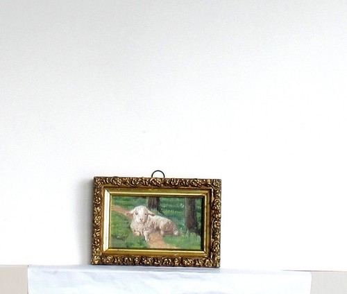 Cadre ancien miniature bois - cadre,