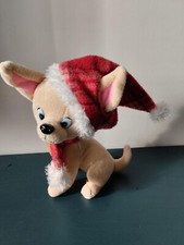 peluche chien chihuahua bonnet Fun toys Noel